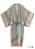 Kimono bohemio Sienna chic para mujer - Vestido azul